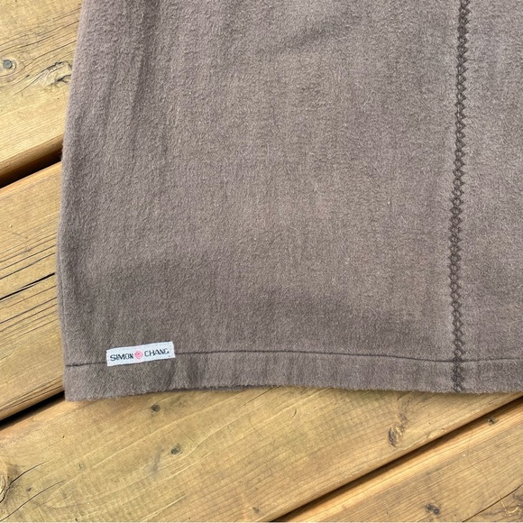 Vintage Simon Chang chocolate brown pencil skirt. - Picture 2 of 5